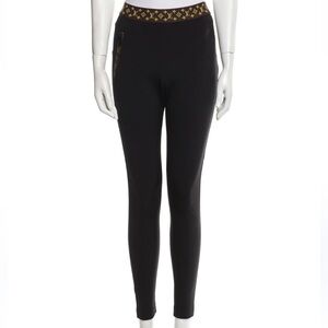 Louis Vuitton Black Scuba Pant with LV logo Waist Band size FR36/US4 (Small)